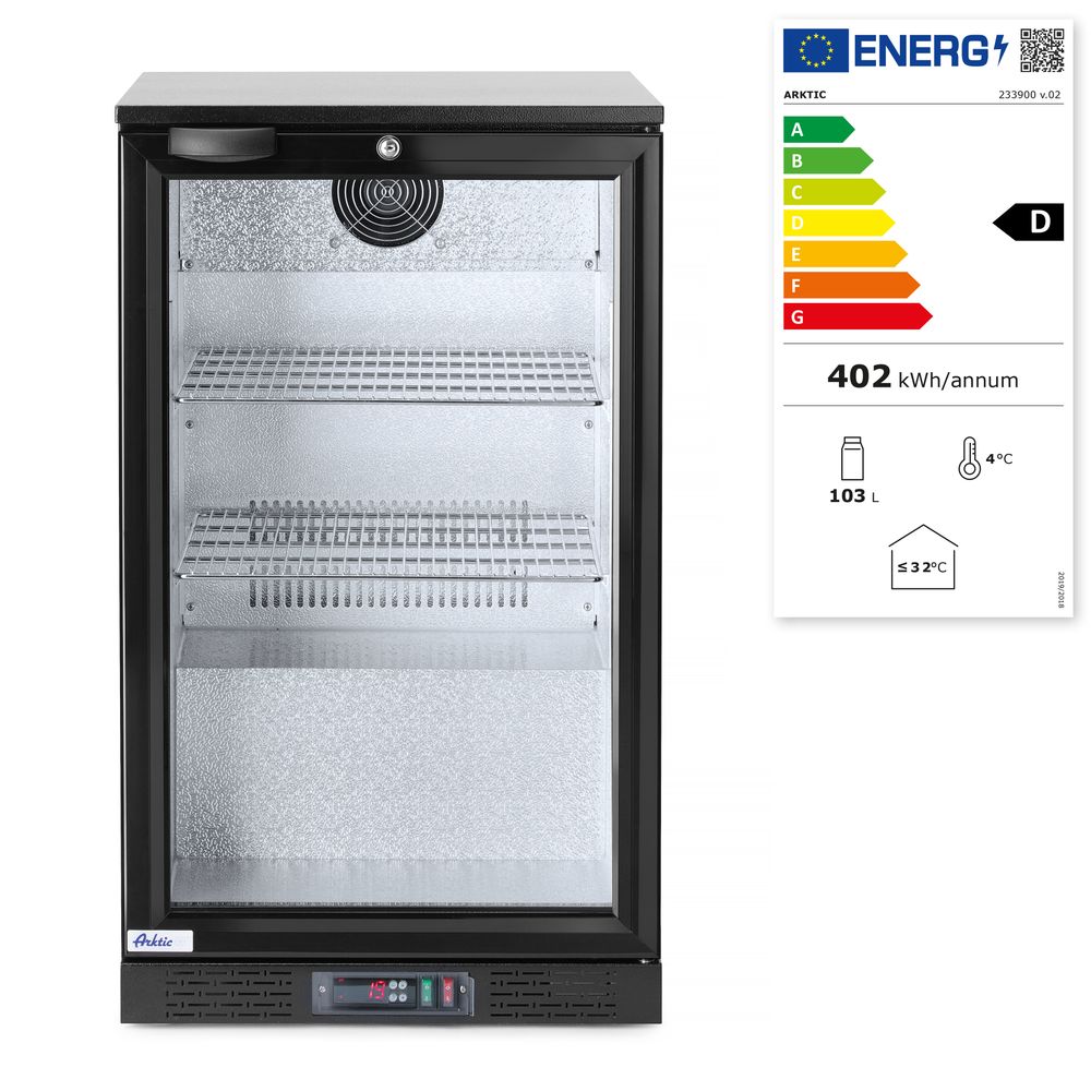 Arktic Backbar koelkast 1 deur 86 l zwart