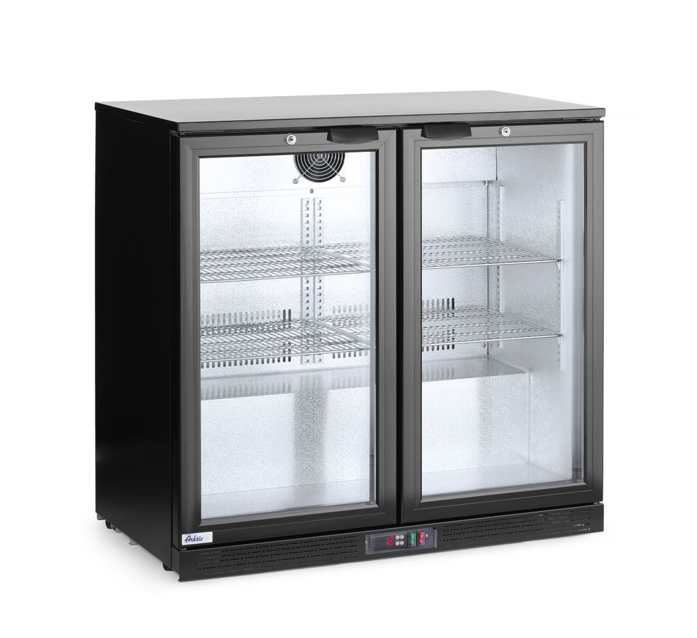 Arktic Backbar koelkast 2 deuren 158 l zwart