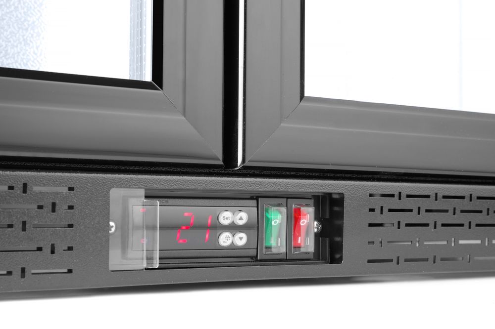 Arktic Backbar koelkast 2 deuren 158 l zwart