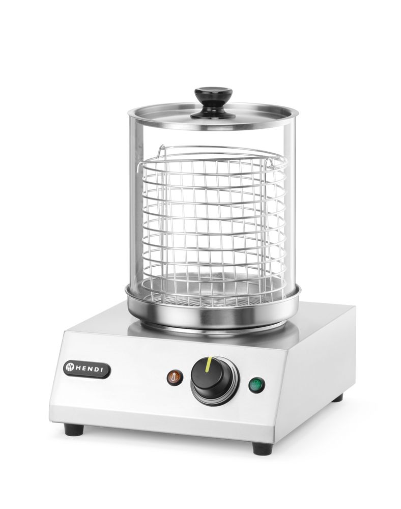 HENDI Worstenwarmer met glazen cilinder