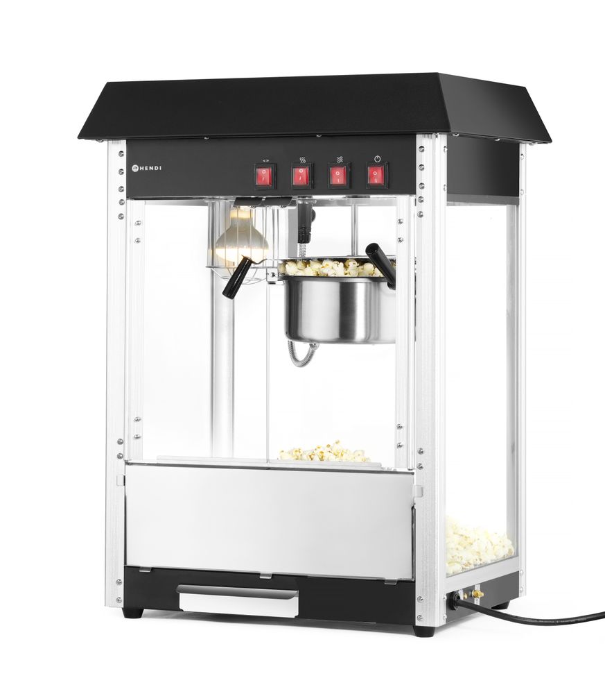 HENDI Popcornmachine zwart