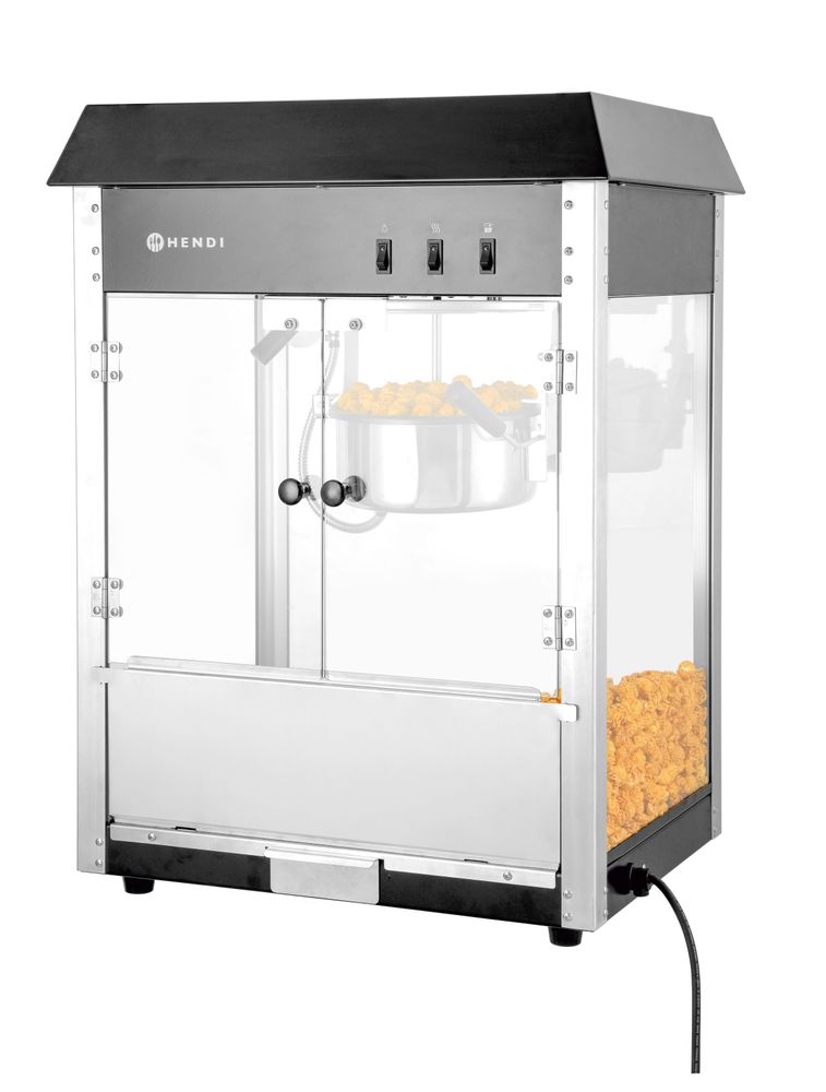 HENDI Popcornmachine zwart